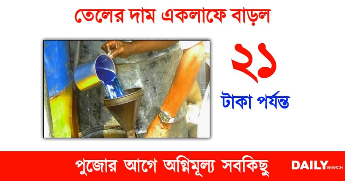 Oil Price (কেরোসিন তেলের দাম বৃদ্ধি)