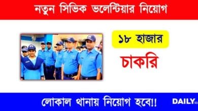 Civic Volunteer Recruitment (সিভিক ভলেন্টিয়ার নিয়োগ)