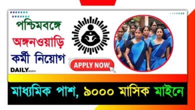 ICDS Recruitment 2024 (পশ্চিমবঙ্গে অঙ্গনওয়াড়ি কর্মী নিয়োগ)