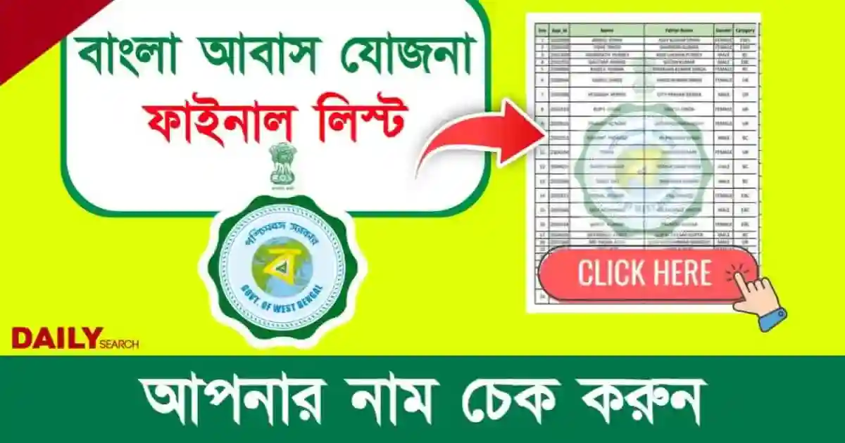 Bangla Awas Yojana (বাংলা আবাস যোজনা)