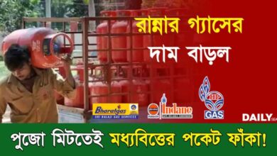 LPG Gas Price (রান্নার গ্যাসের দাম)